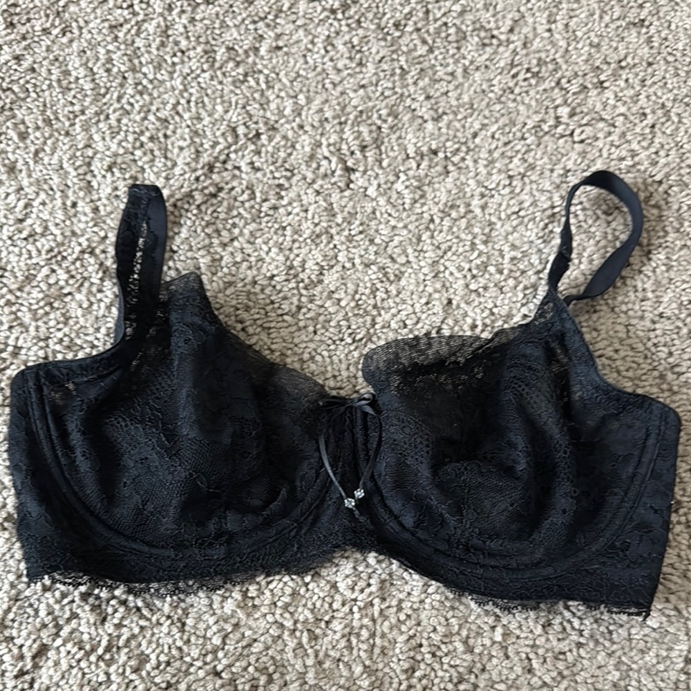 Scarlett Blue Elegant Black Lace Bra